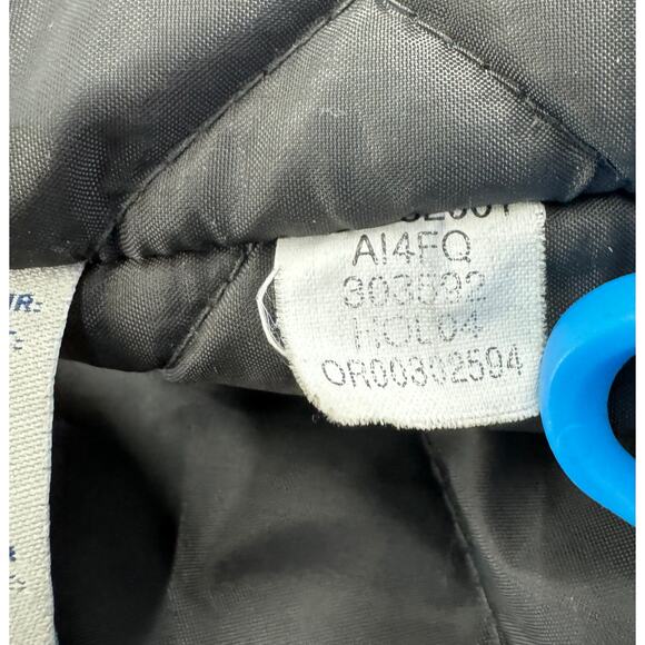 Old Navy Vintage Y2K Utility Jacket Thick Mens Large Full Zip Work Black - Picture 9 of 10